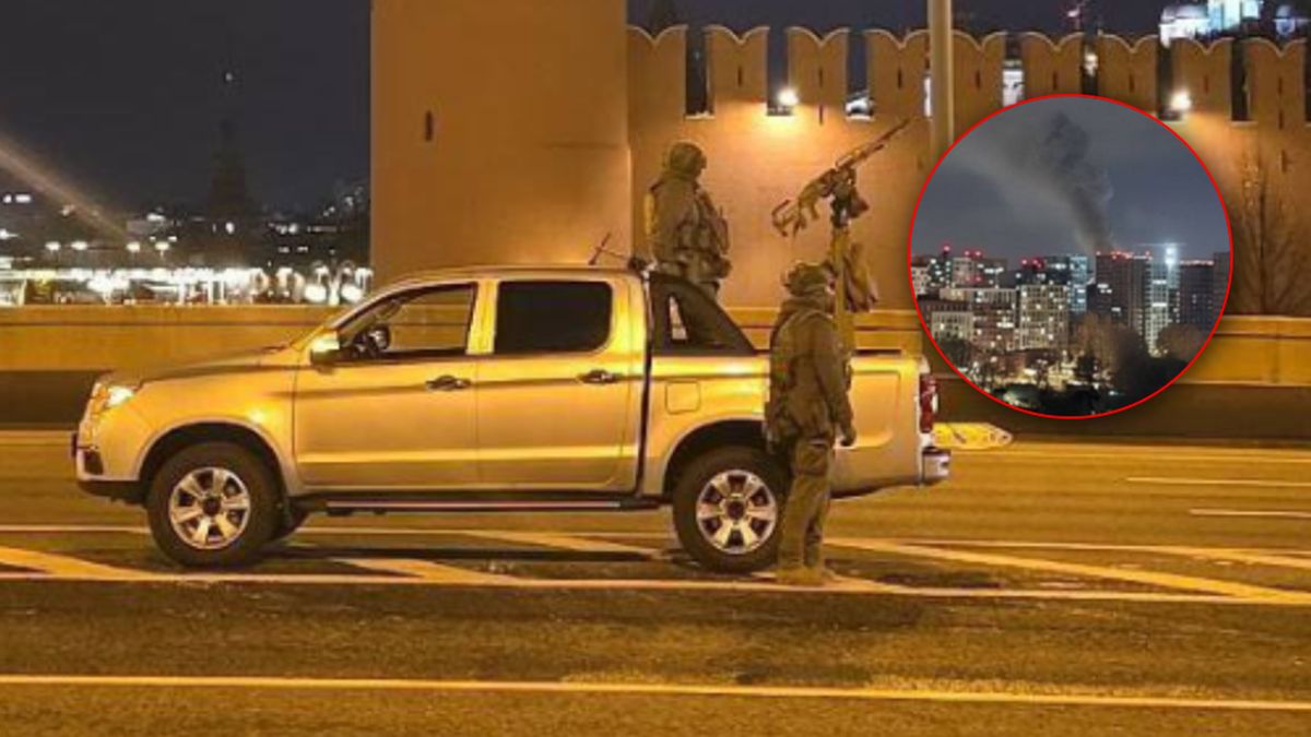 Moskwę zaatakowały drony. W sieci pojawiły się zdjęcia żołnierzy