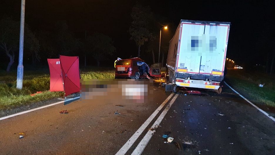 Wypadek na drodze krajowej nr 10 w powiecie nakielskimi.