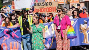 Bielsko-Biała: Tęczowe miasteczko na placu Chrobrego i marsz ulicami miasta