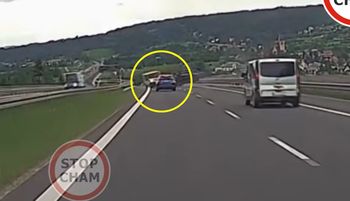 Nagle zaczęło nim miotać. Przerażające sceny na drodze