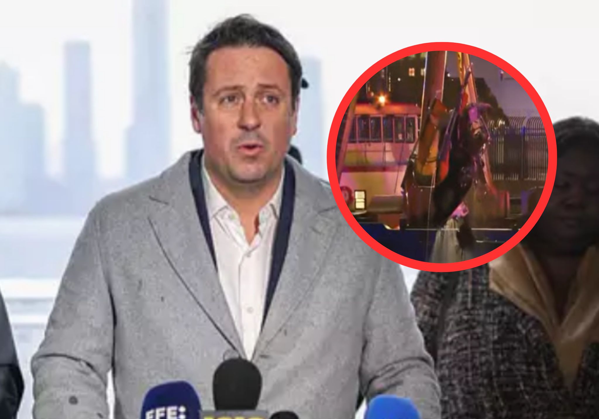 Brat zmarłej w katastrofie spotkał się z mediami