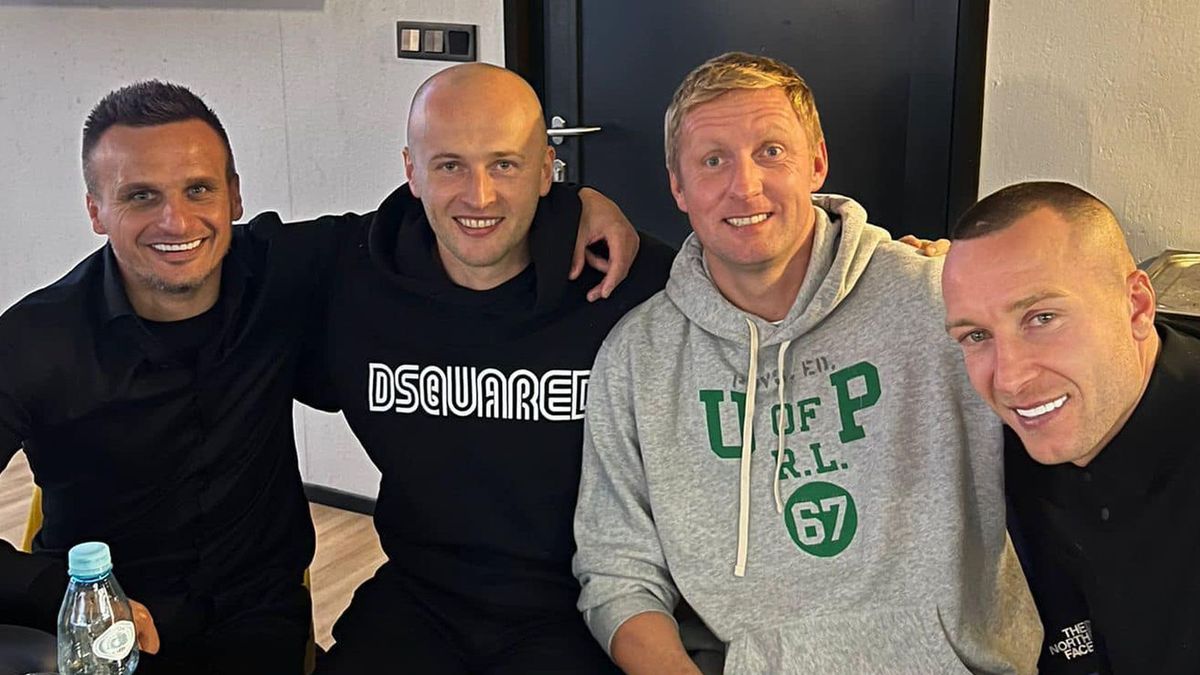 Sławomir Peszko bawi się z reprezentantami Polski