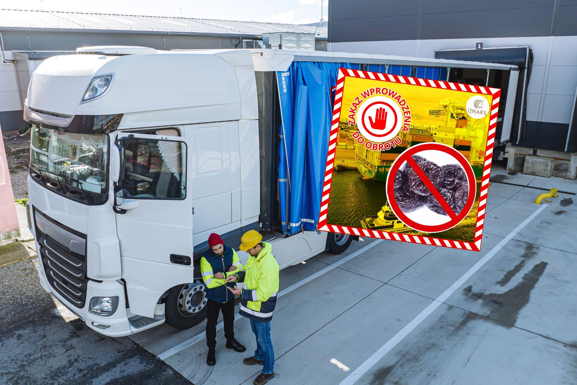 Transport żywności z USA zatrzymany