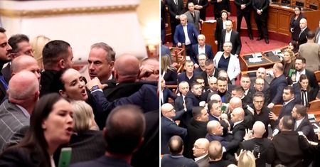 Sceny w Albanii. Ostre starcie posłów w parlamencie. Jest nagranie
