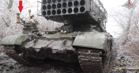 Budzące trwogę systemy TOS-1A. Tak Rosjanie starają się je chronić