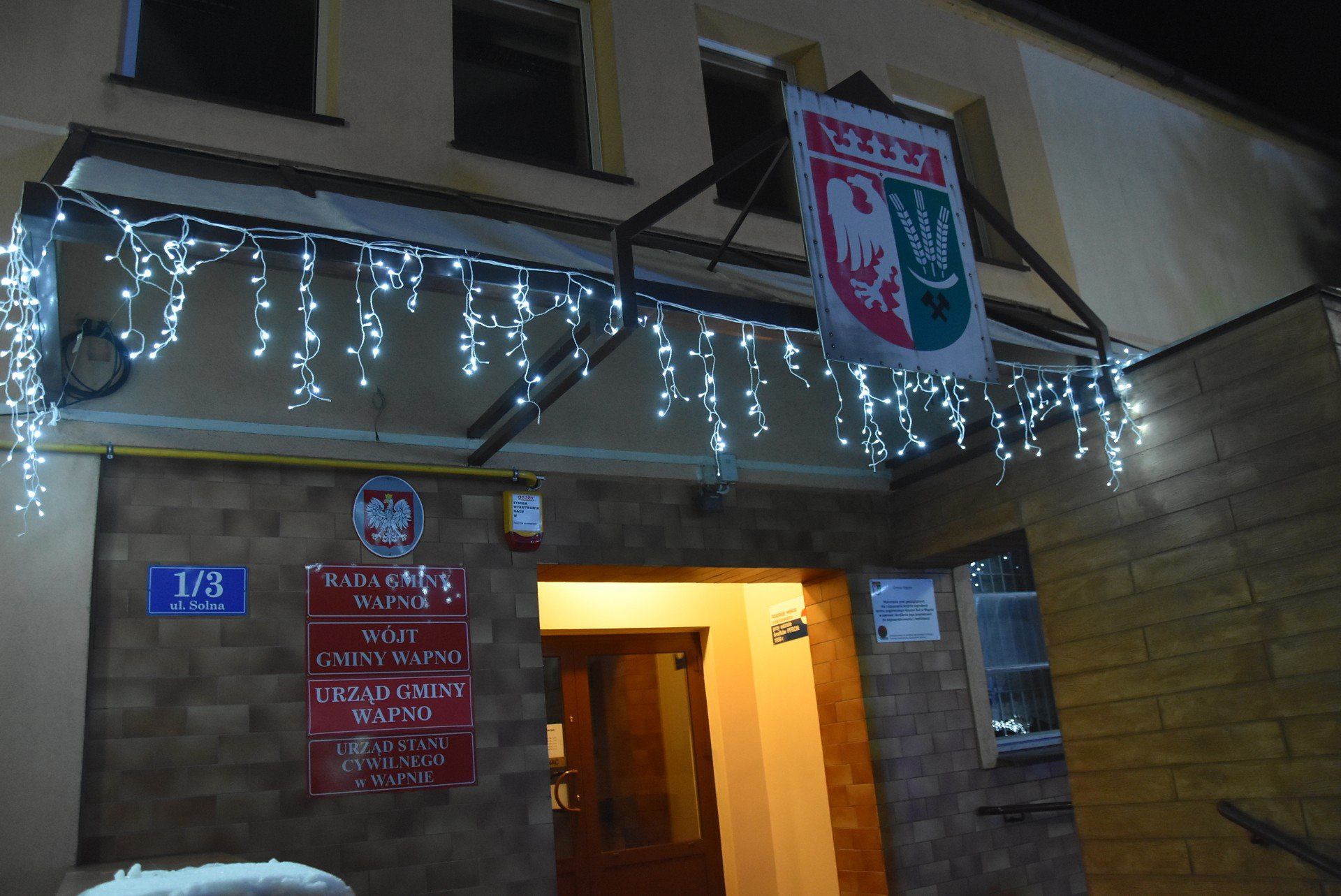 Świąteczne ozdoby w Wapnie