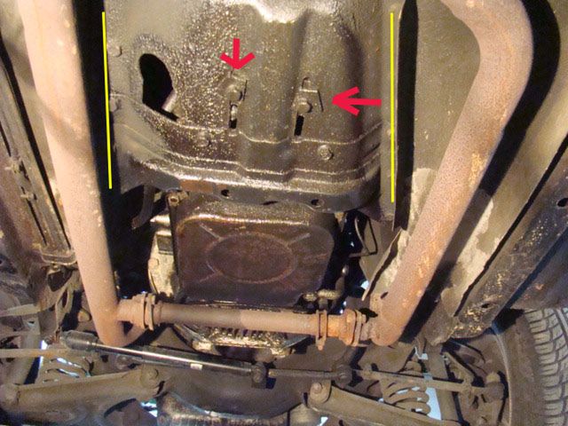 Mercedes 450 SL (R107) - wyjęcie silnika 4