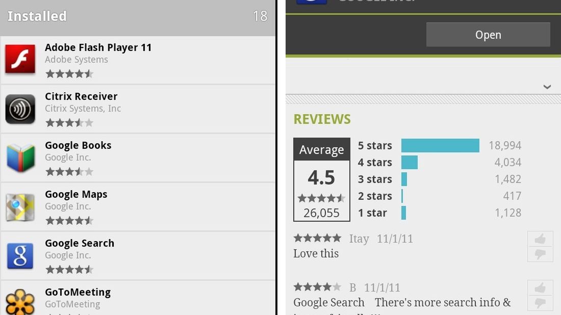 Nowy Android Market 3.3.11 z wieloma nowościami 1