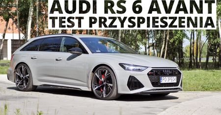 Audi RS 6 Avant 4.0 V8 600 KM (AT) - przyspieszenie 0-100 km/h