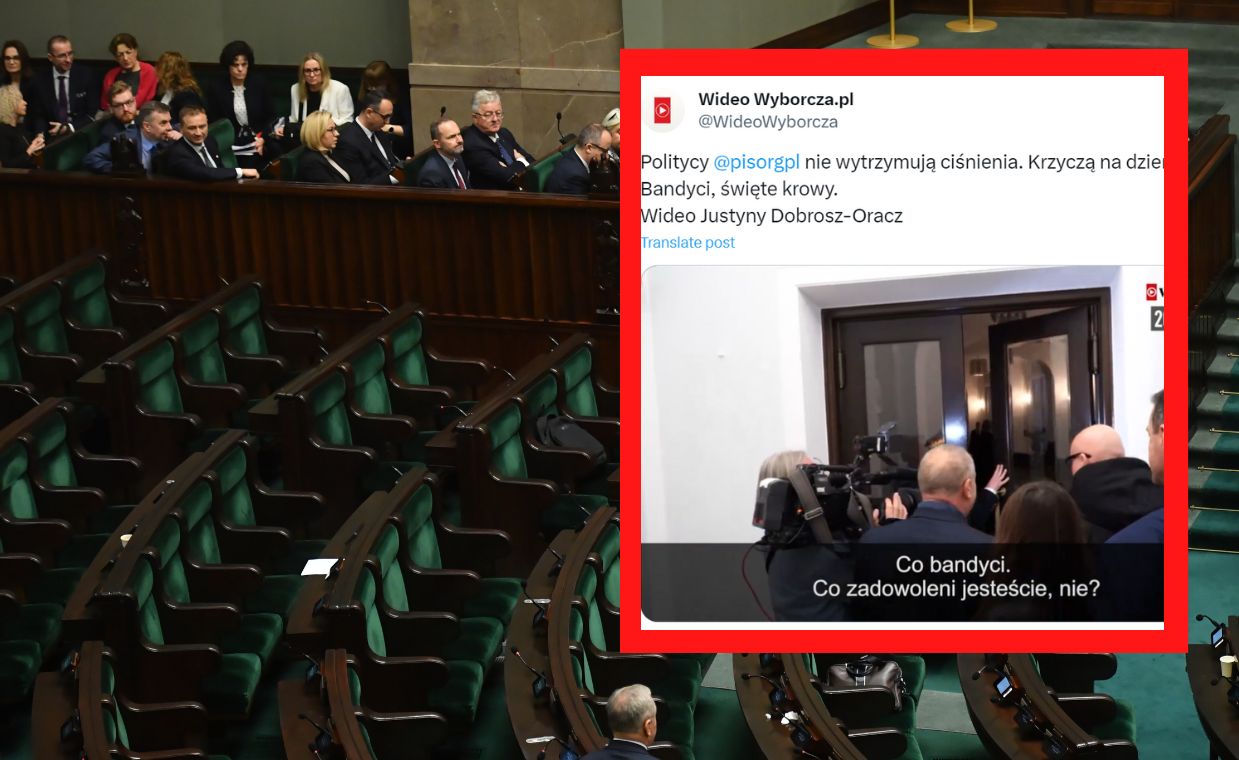 Przepychanka na korytarzu w Sejmie. Politycy PiS ostro do dziennikarzy