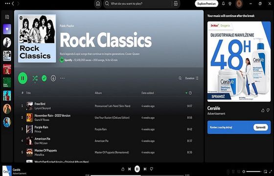 Marka CeraVe po raz pierwszy z kampanią na Spotify