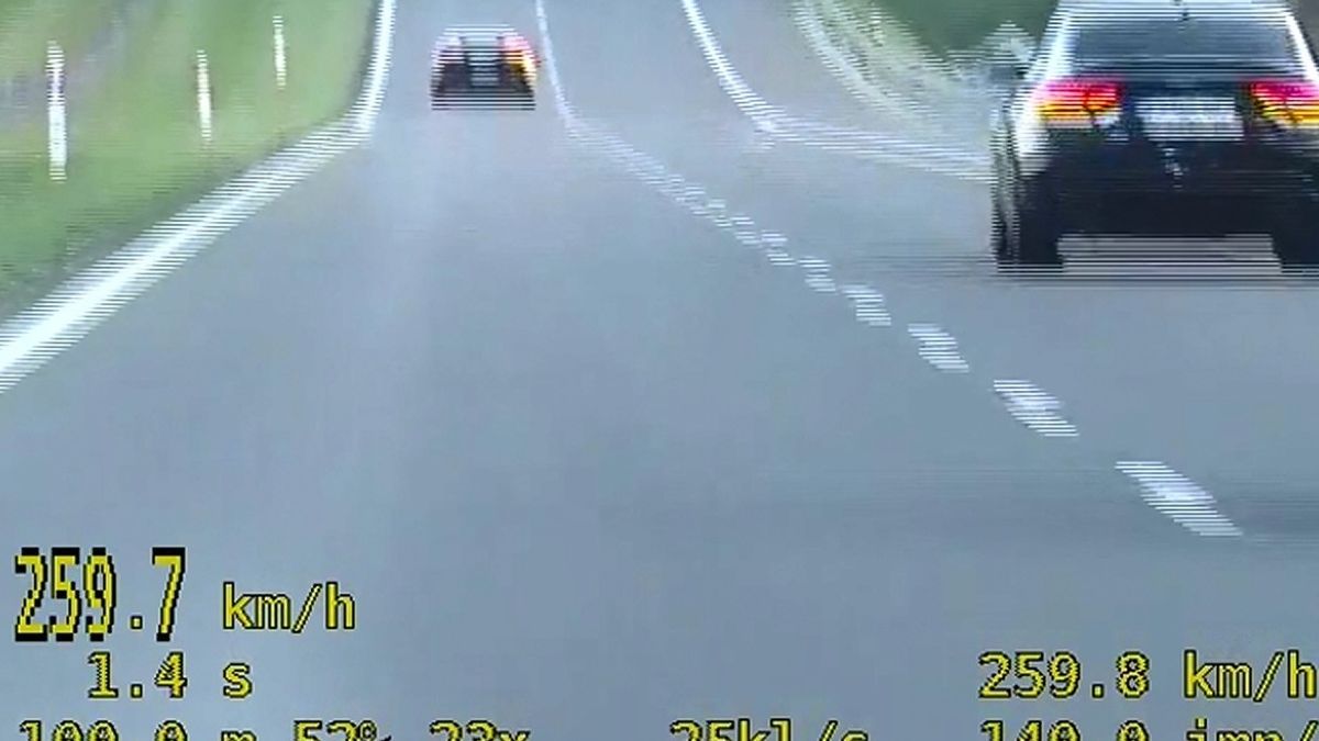 Lamborghini jechało z prędkością 260 km/h