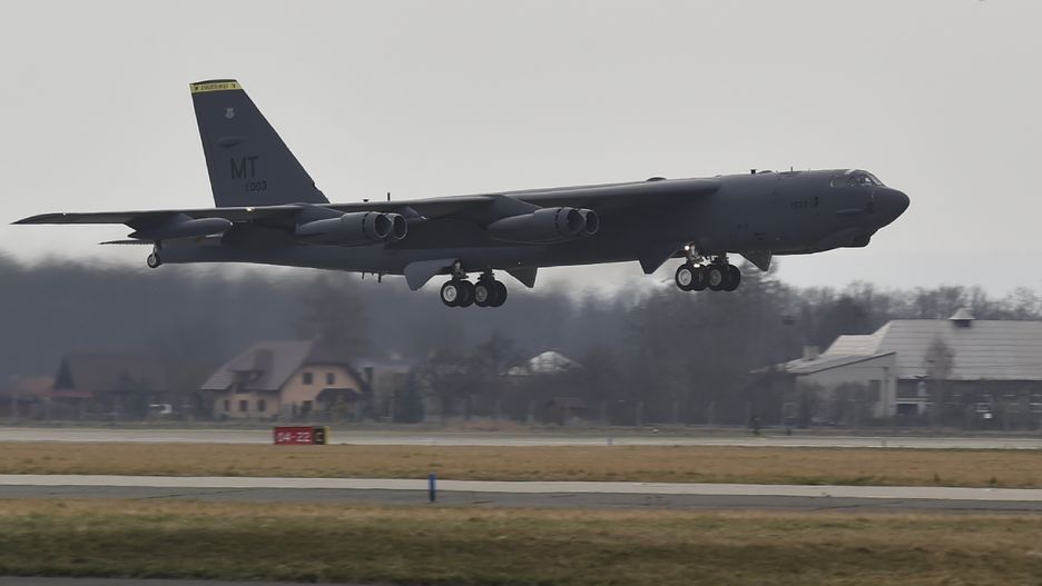 Boeing B-52 Stratofortress wylądował w Polsce