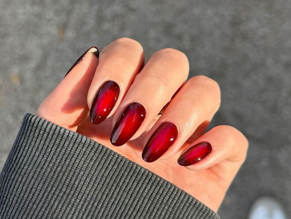 "Vampy aura nails". One of the hits for autumn 2024