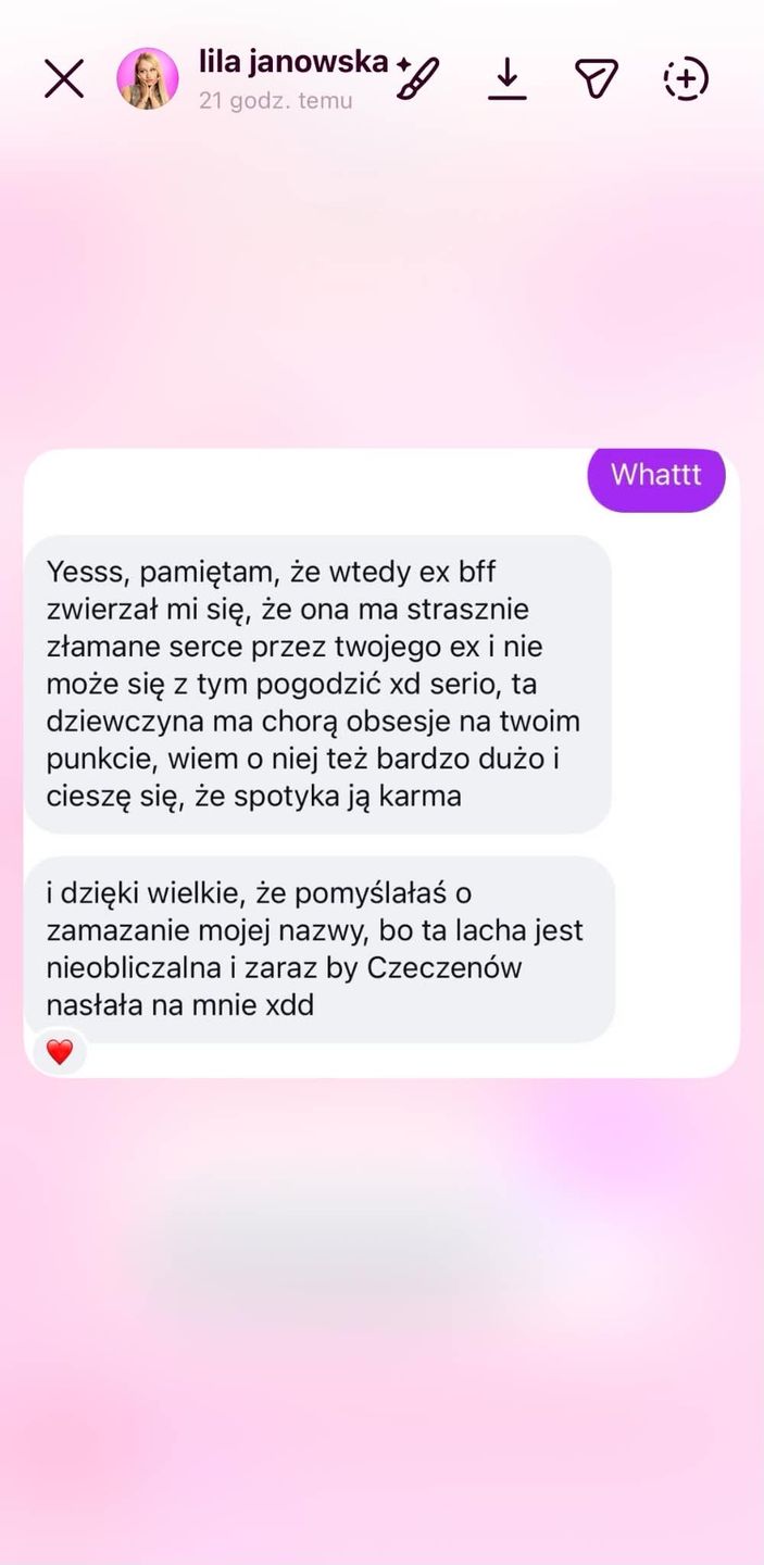 Lila Janowska na kanale nadawczym