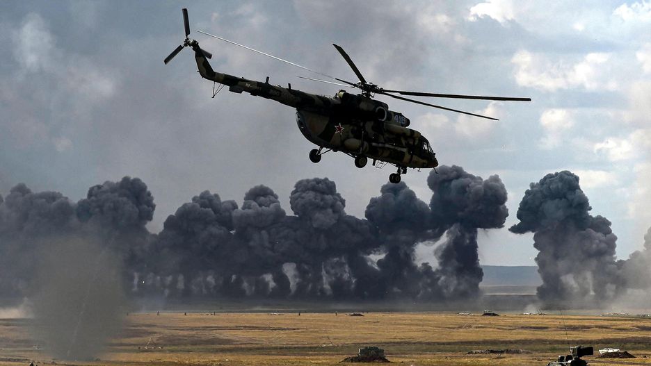 Rosyjski śmigłowiec Mi-8