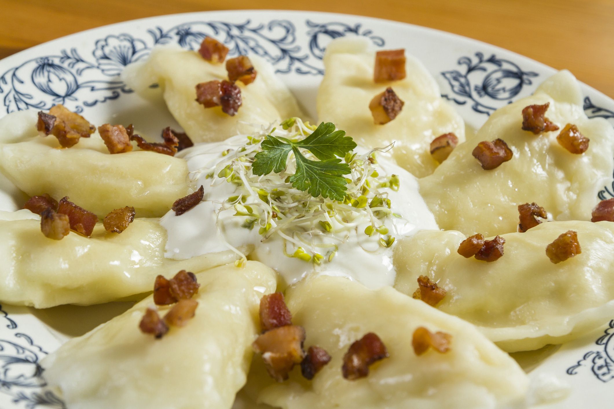 Pierogi domowe z mięsem