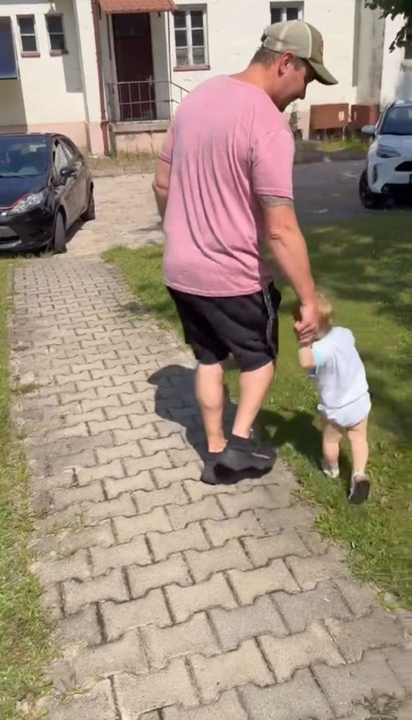 Daniel Martyniuk z synem