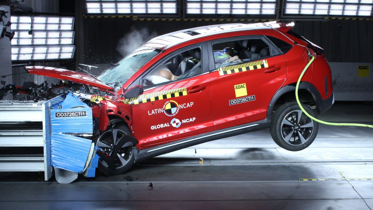 Chery Tiggo 2 w teście zderzeniowym