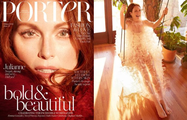 Olśniewająca Julianne Moore w jesiennej sesji dla "Porter Magazine"