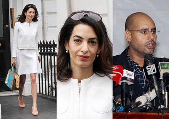 Amal Clooney broni... syna Kaddafiego oskarżonego o zbrodnie przeciwko ludzkości!