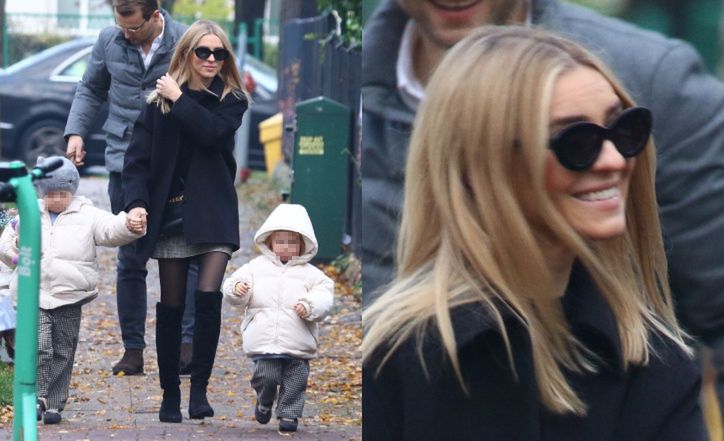 Katarzyna Tusk z mężem i córkami