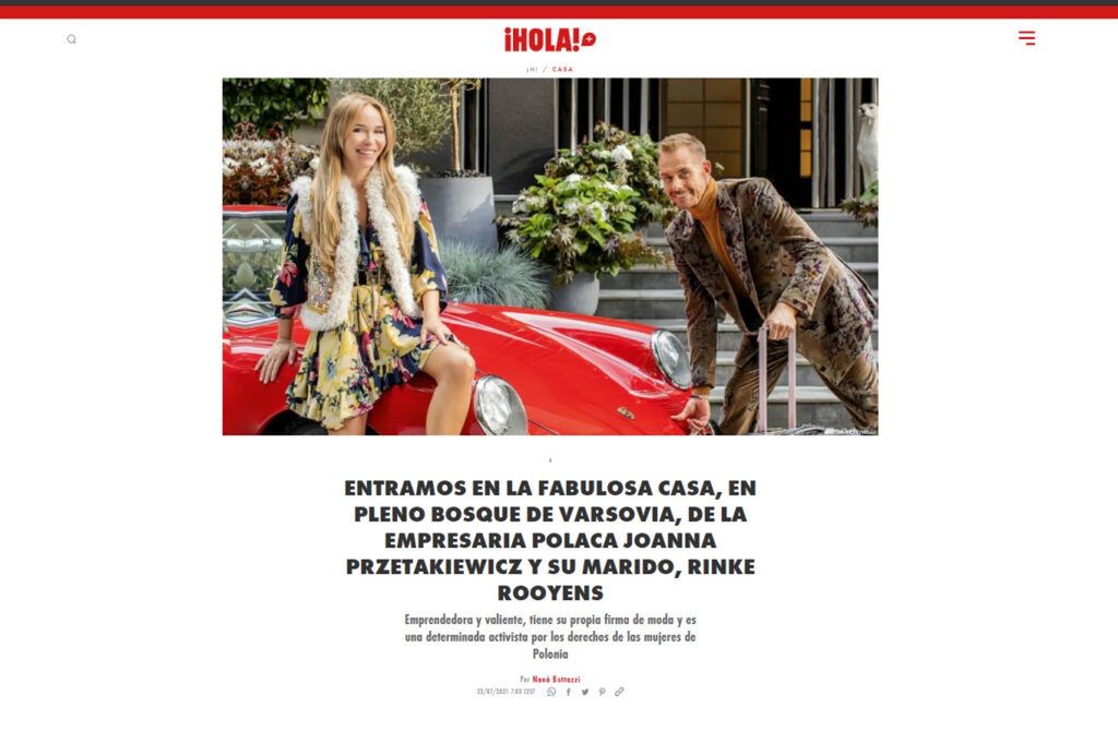 Joanna Przetakiewicz chwali się domem w hiszpańskim magazynie