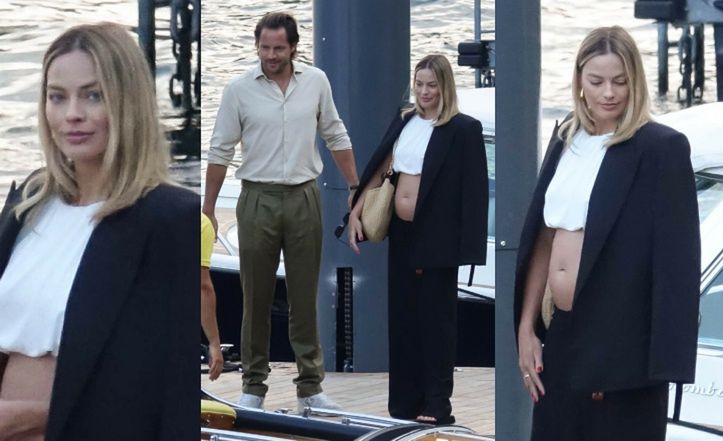 Margot Robbie informuje świat o ciąży, odsłaniając zaokrąglony brzuch podczas wakacji we Włoszech (ZDJĘCIA)