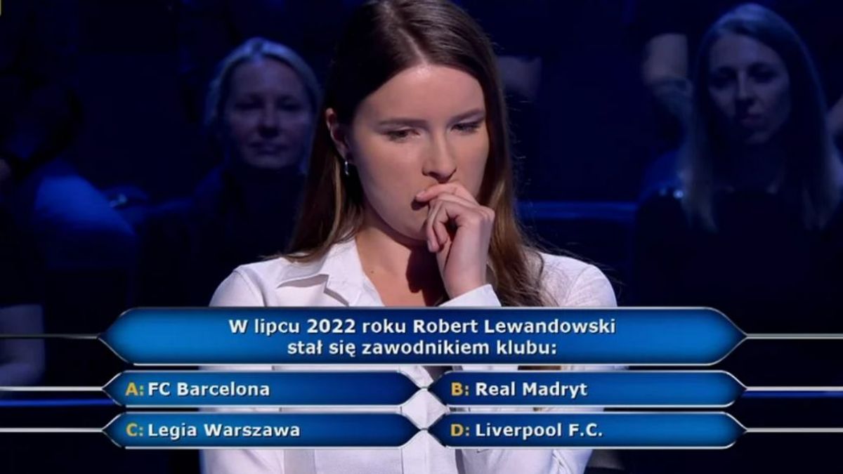 Nie wiedziała, w jakim klubie gra Robert Lewandowski