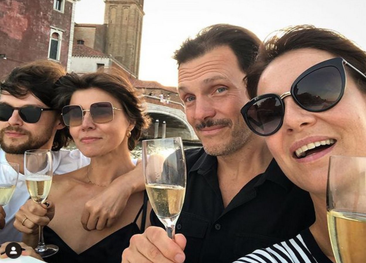 Maja Ostaszewska i Michał Englert oraz Małgorzata Szumowska i Mateusz Kościukiewicz
