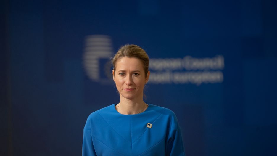 Estonia's Prime Minister, Kaja Kallas, is arriving at the European Council summit in Brussels, Belgium, on December 15, 2023. EU leaders are discussing continued support for Ukraine, the unfolding situation in the Middle East, enlargement, the mid-term review of the EU's long-term budget for 2021-2027, and security and defense. (Photo by Jonathan Raa/NurPhoto via Getty Images)