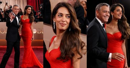 George Clooney i piękna Amal zadają szyku na Złotych Globach (ZDJĘCIA)
