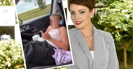 Burza po nagraniu z Gardias. Tak wiozła córkę i psa