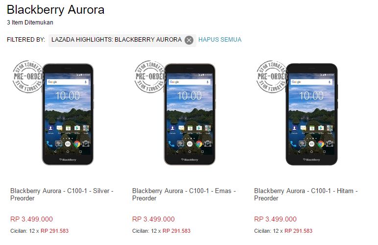 BlackBerry Aurora to nowy średniak przeznaczony na rynek indonezyjski 3