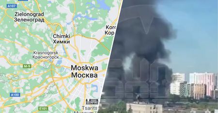 Ogromny pożar pod Moskwą. 20 kilometrów od Kremla