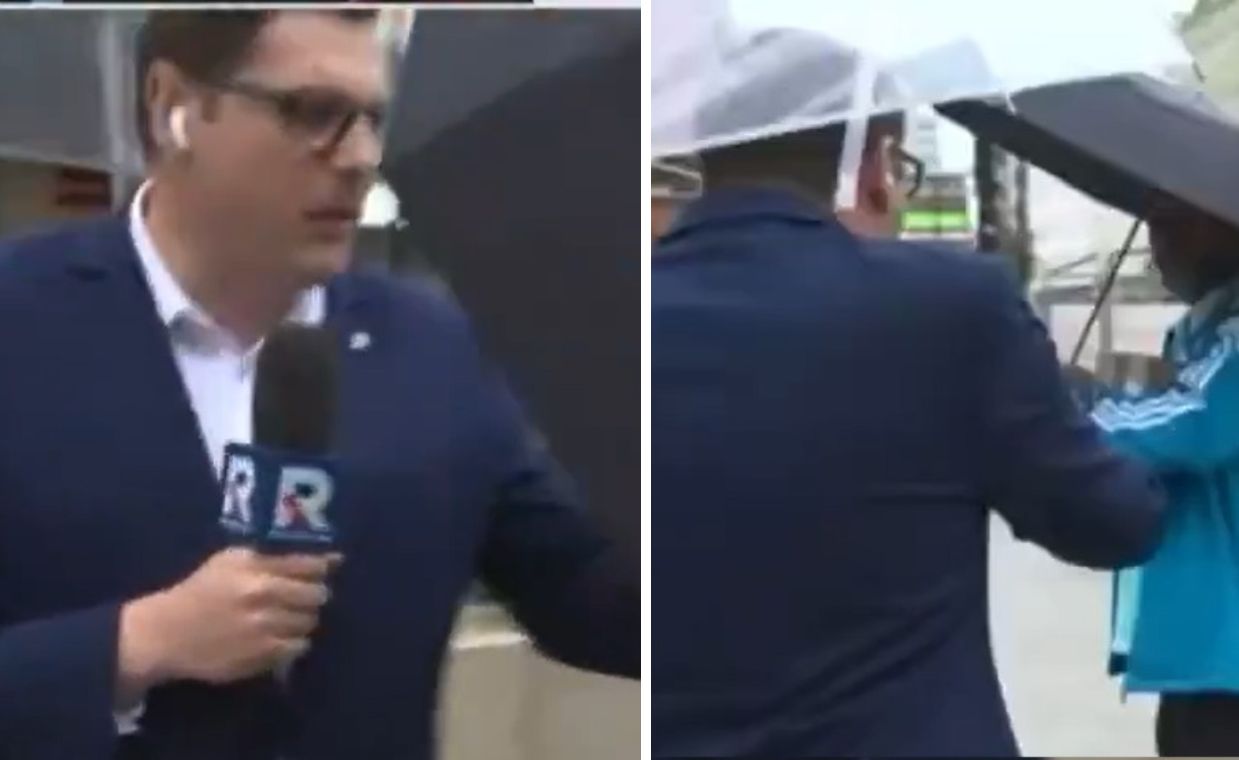 Incydent w Republice. Reporter usłyszał, że kłamie od przechodnia