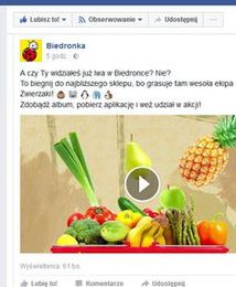 Biedronka na Facebooku. I już z pierwszym kryzysem w social mediach