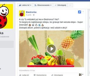 Biedronka na Facebooku. I już z pierwszym kryzysem w social mediach