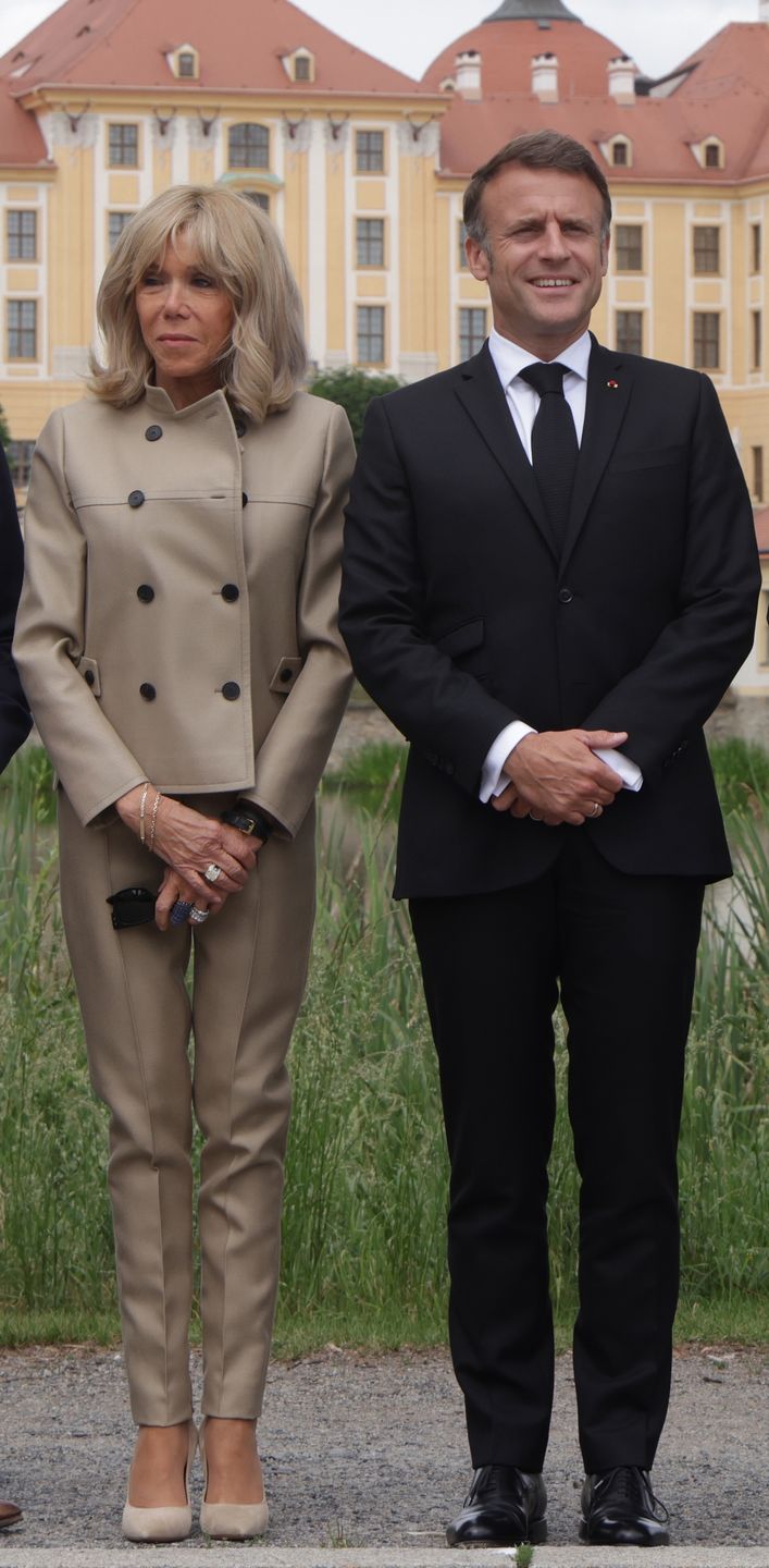 Brigitte Macron podczas wizyty w Niemczech.