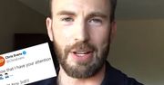 Chris Evans przypadkowo opublikował rozebrane zdjęcie na Instagramie. Teraz się tłumaczy