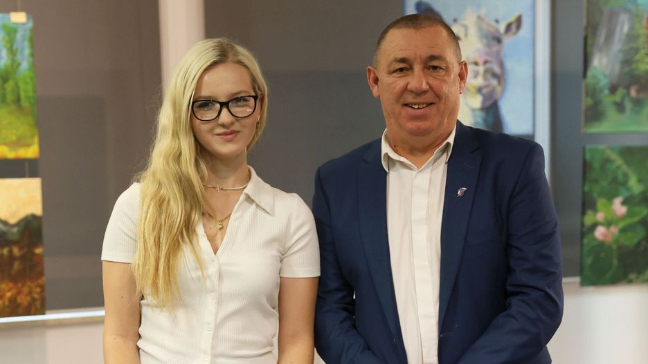 Tomasz Dziubiński i Wiktoria Ofiara