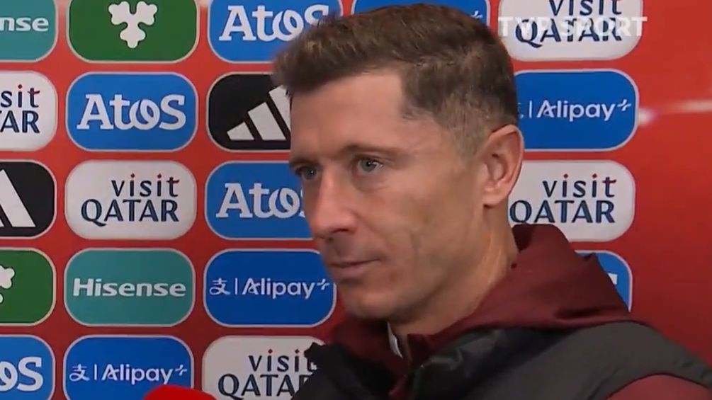 Twitter / TVP Sport / Na zdjęciu: Robert Lewandowski