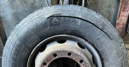 Chciał napompować oponę. 54-latek nie żyje
