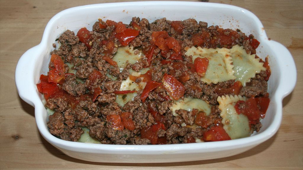 Opiekane mięso mielone z cielęciny