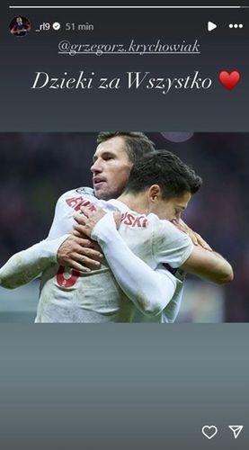 Instastories Roberta Lewandowskiego