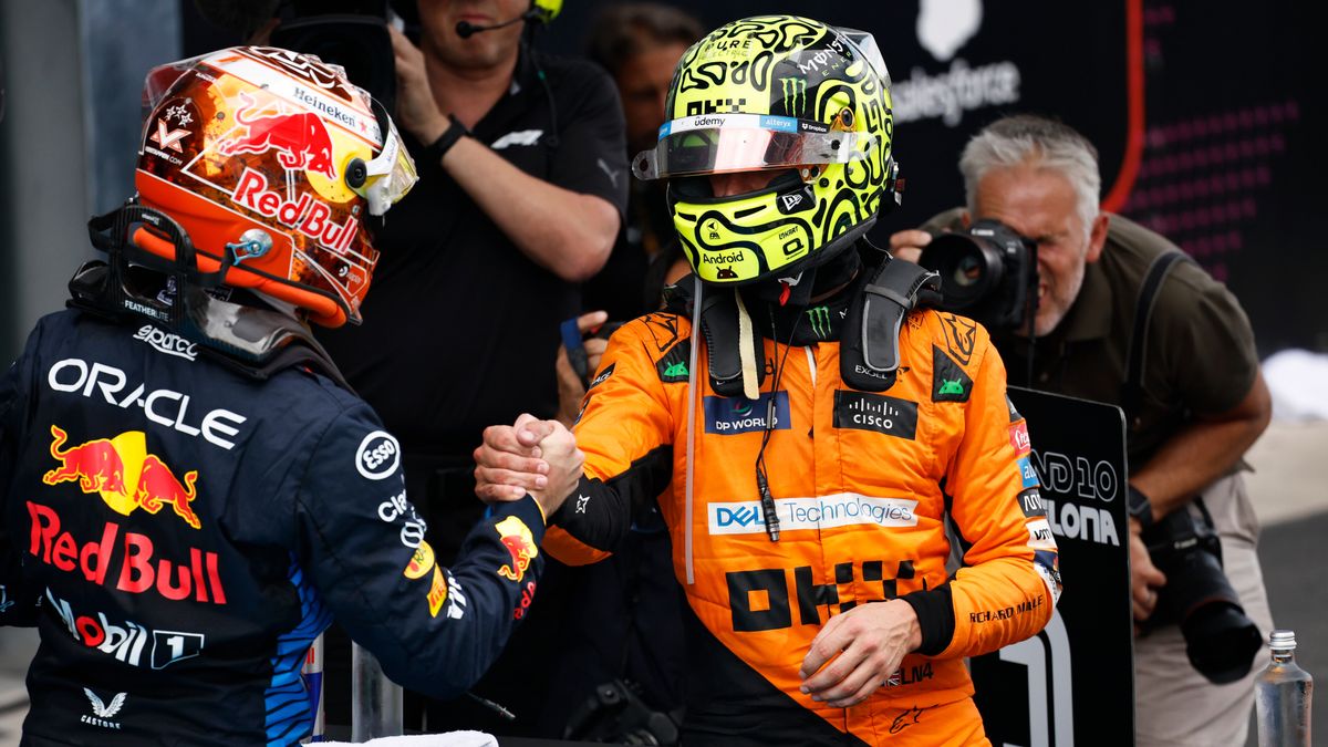 Zdjęcie okładkowe artykułu: Materiały prasowe / Red Bull / Na zdjęciu: Max Verstappen (z lewej) i Lando Norris