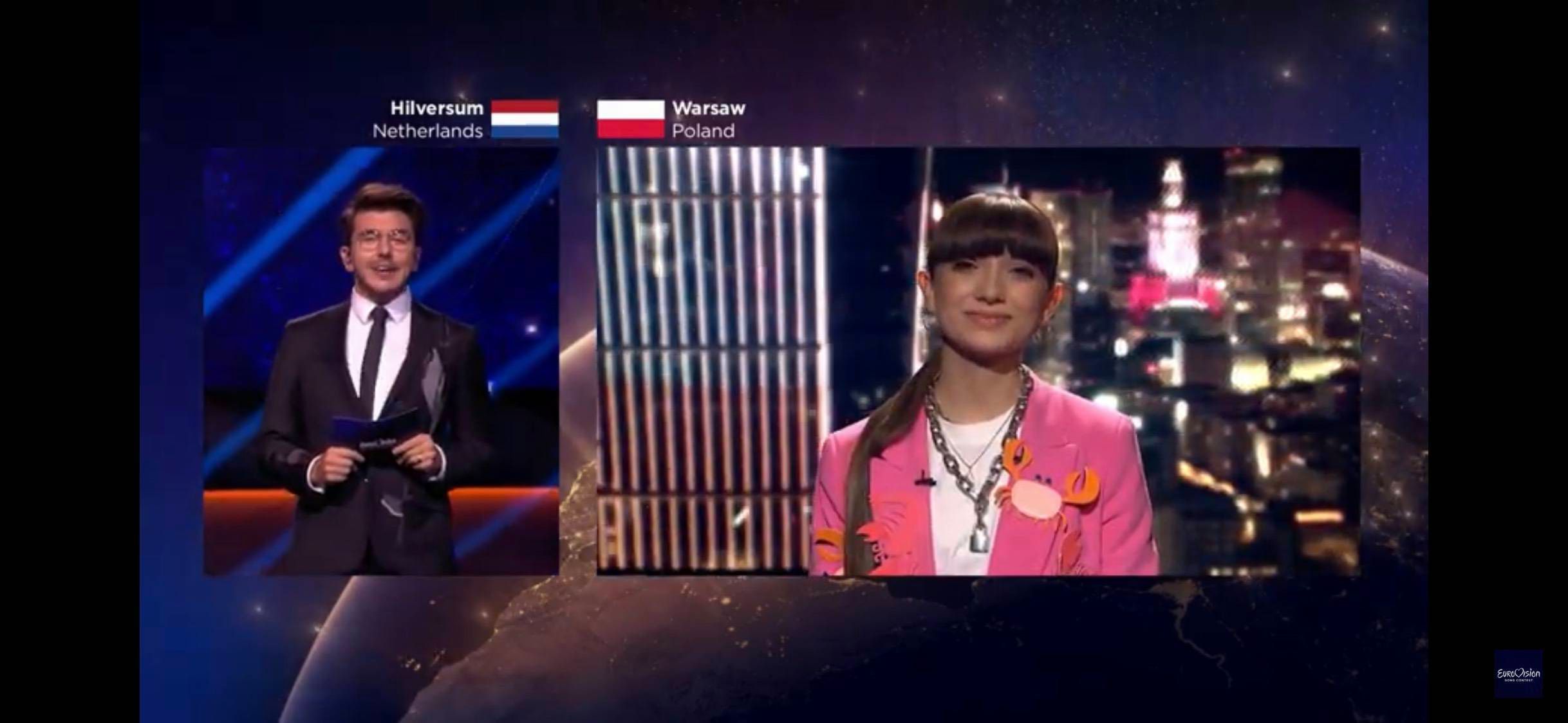 Viki Gabor podczas koncertu Eurowizja. Światło dla Europy