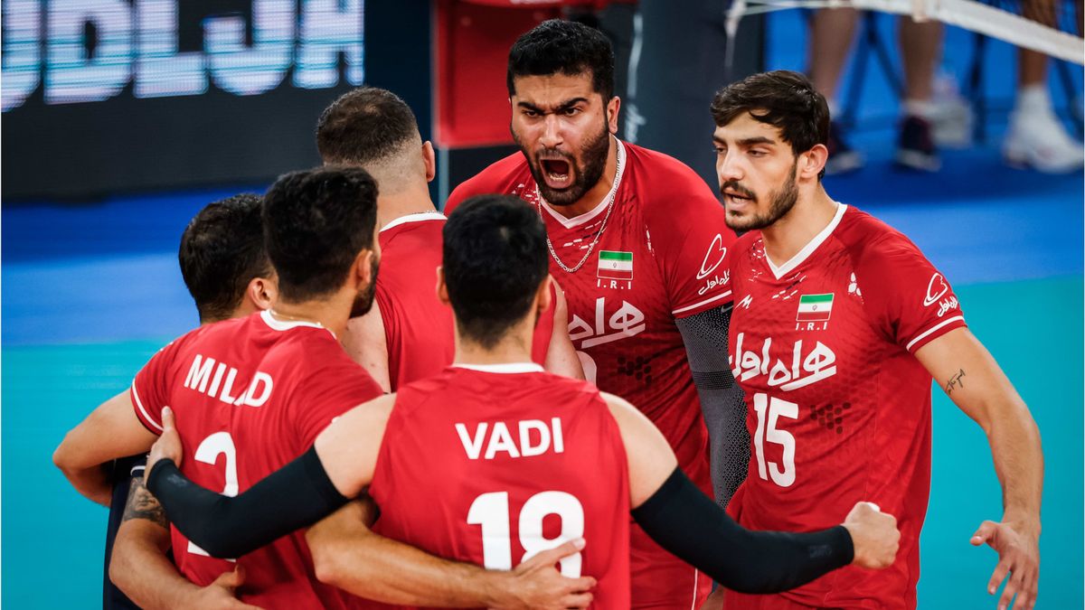 Materiały prasowe / FIVB / Na zdjęciu: siatkarze reprezentacji Iranu