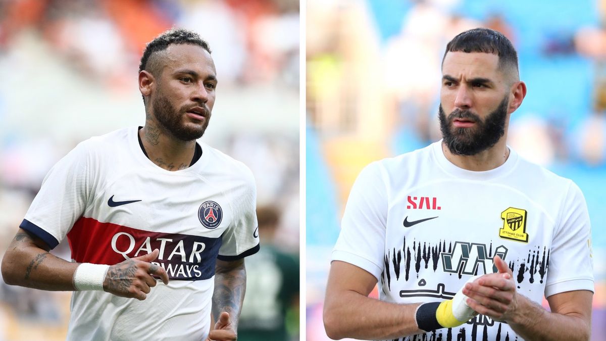 Getty Images / Chung Sung-Jun/Paris Saint-Germain Football / Getty Images / Na zdjęciu: Neymar i Karim Benzema