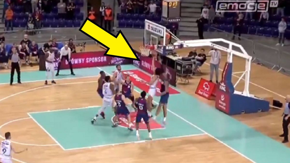 Twitter / oficjalny profil Energa Basket Ligi / Victor Sanders w akcji